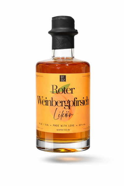 Roter Weinbergpfirsich Likör